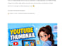design amazing and attractive thumbnails for beginners